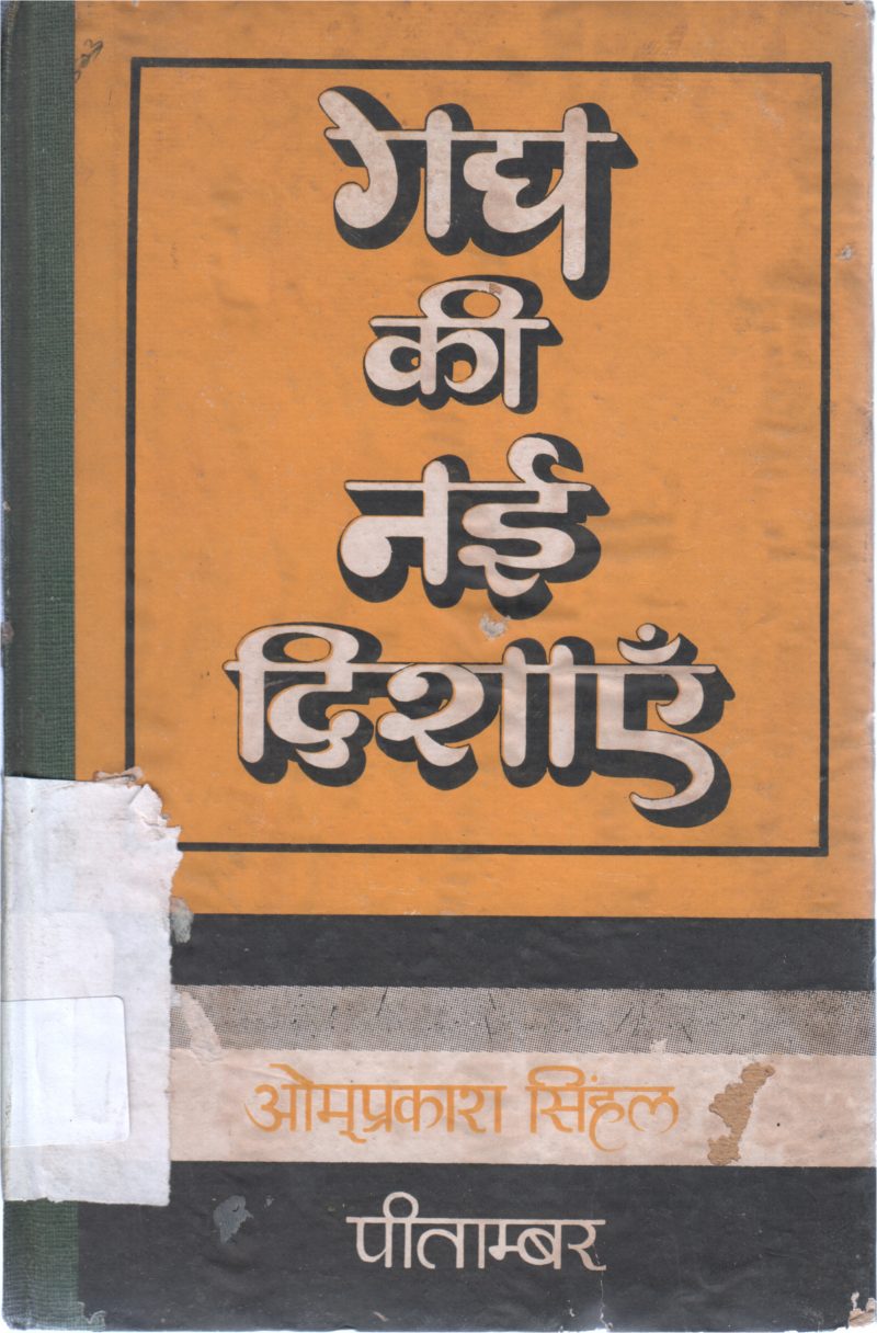 GADYA KI NAYI DISHAYEN BY OMPRAKASH SINGHAL