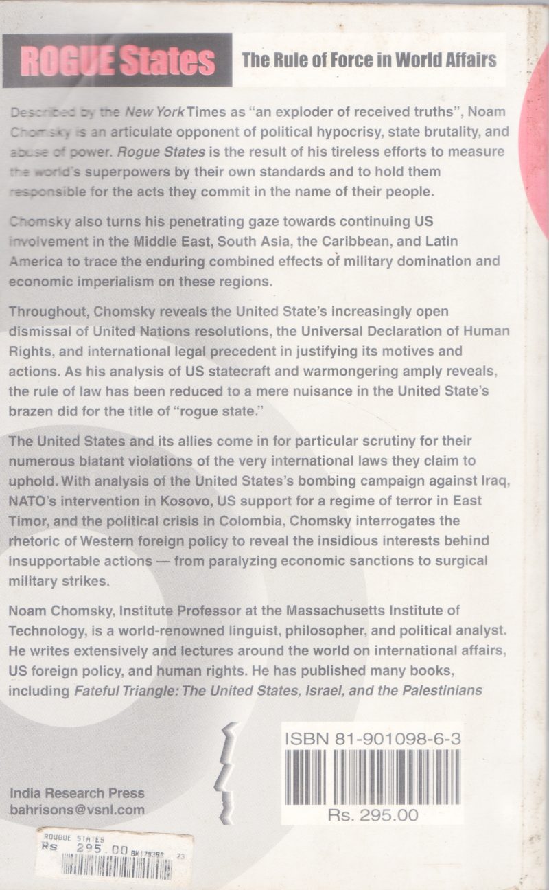 ROGUE STATES BY NOAM CHOMSKY - Image 2