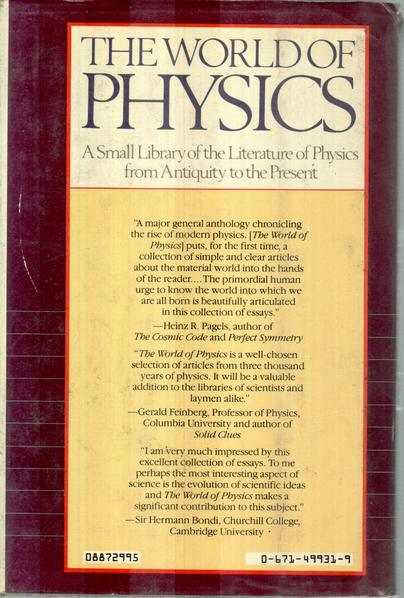 THE WORLD OF PHYSICS BY JEFFERSON HANE WEAVER - Image 2