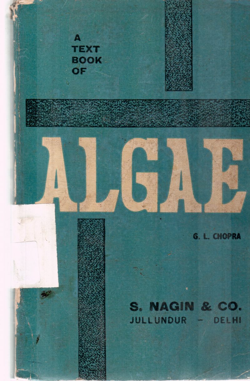 ALGAE BY EG L CHOPRA