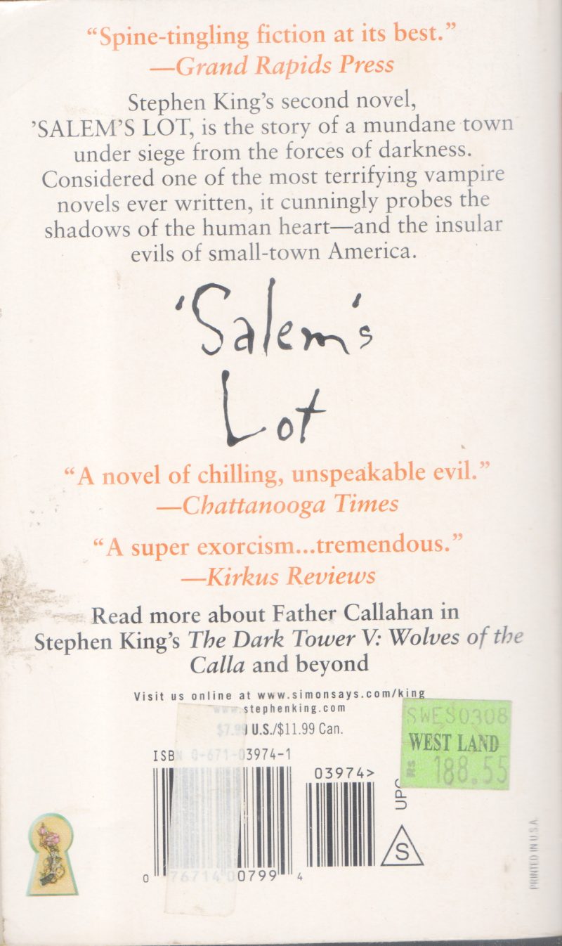 SALEM'S LOT BY STEPHEN KING - Image 2