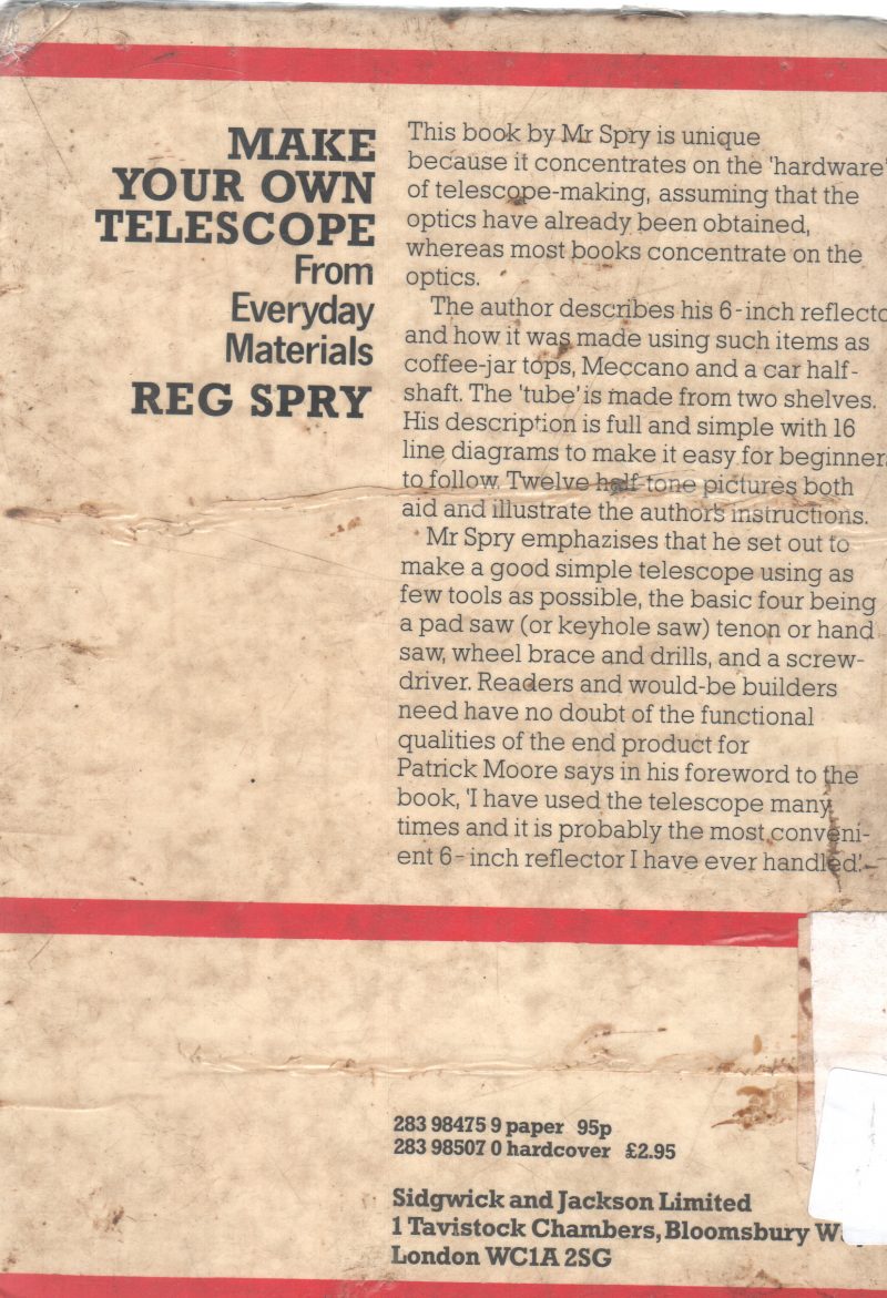 MAKE YOUR OWN TELESCOPE BY REG SPRY - Image 2