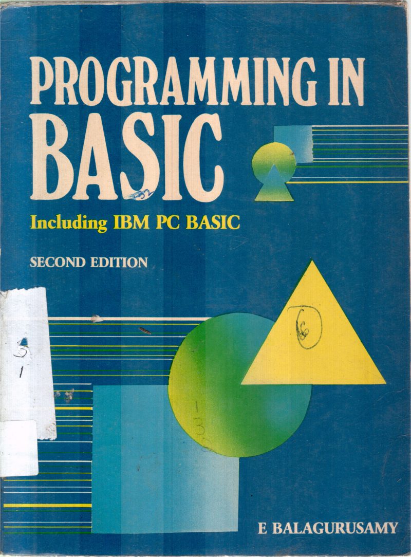 PROGRAMMING IN BASIC BY E BALAGURUSAMY