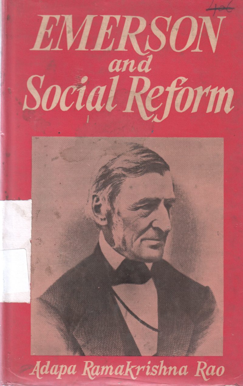 EMERSON AND SOCIAL REFORM BY ADAPA RAMAKRISHNA RAO