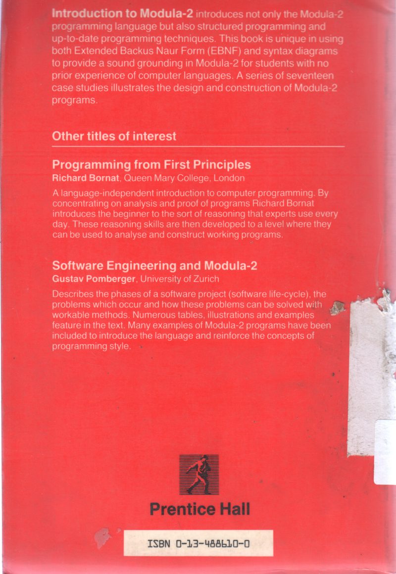INTRODUCTION TO MODULA 2 BY JIM WELSH - Image 2