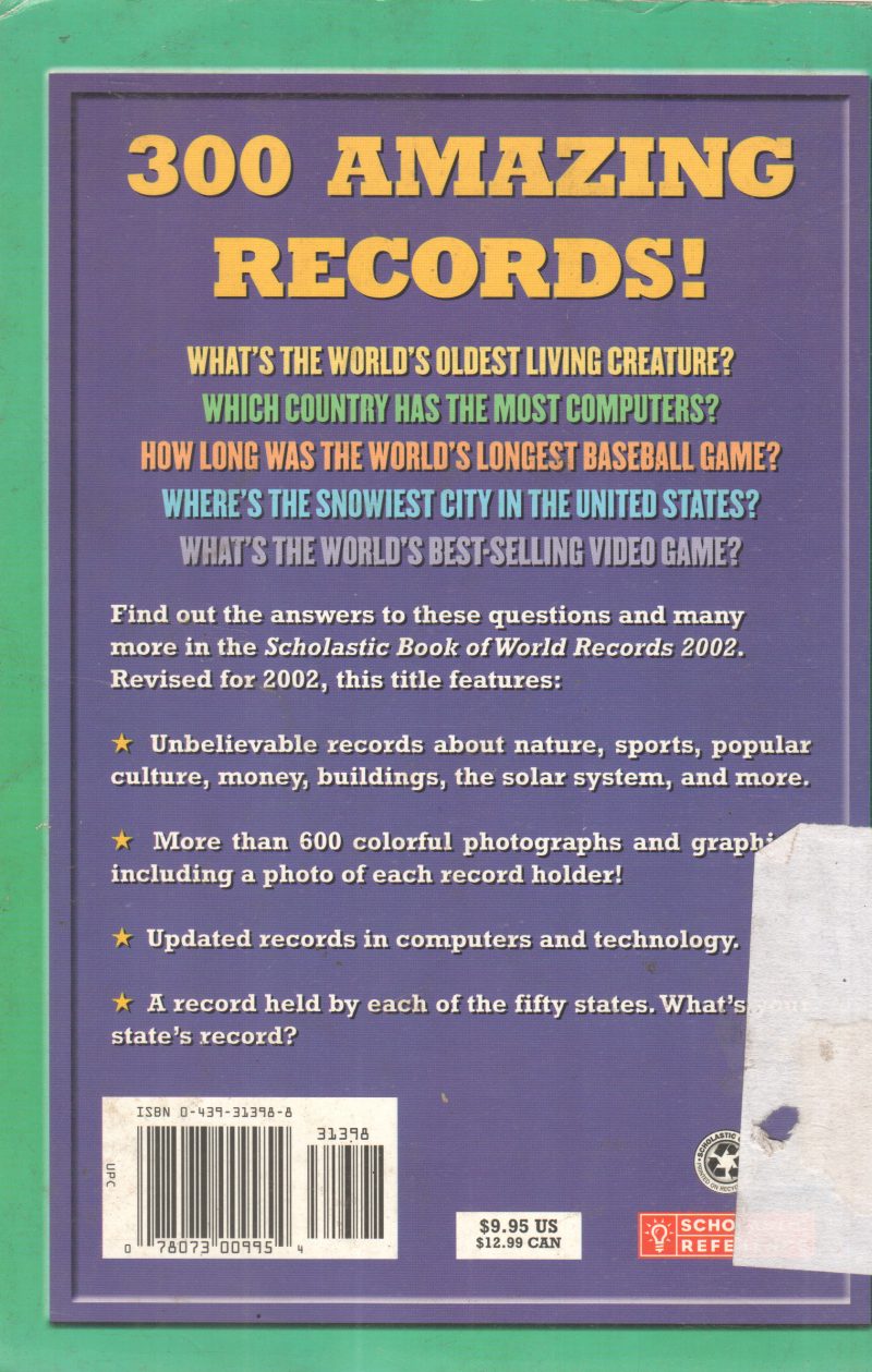 BOOK OF WORLD RECORDS 2002 - Image 2