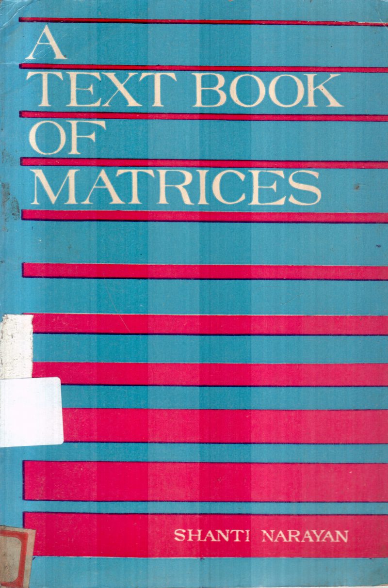 MATRICS BY SHANTI NARAYAN