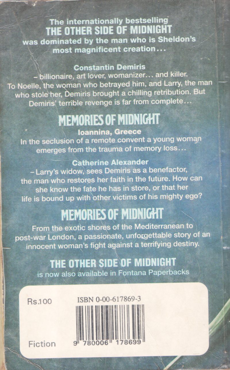MEMORIES OF MIDNIGHT BY SIDNEY SHELDON - Image 2
