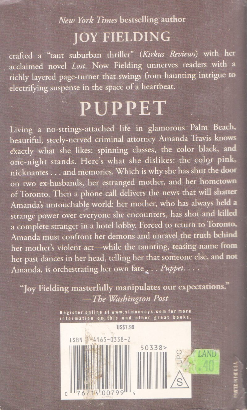 PUPPET BY JOY FIELDING - Image 2