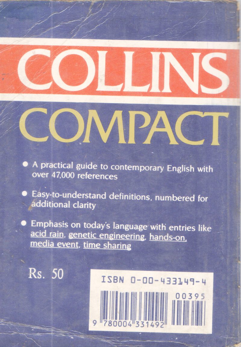 COLLINS COMPACT DICTIONARY BY GROUP OF EDITORS - Image 2