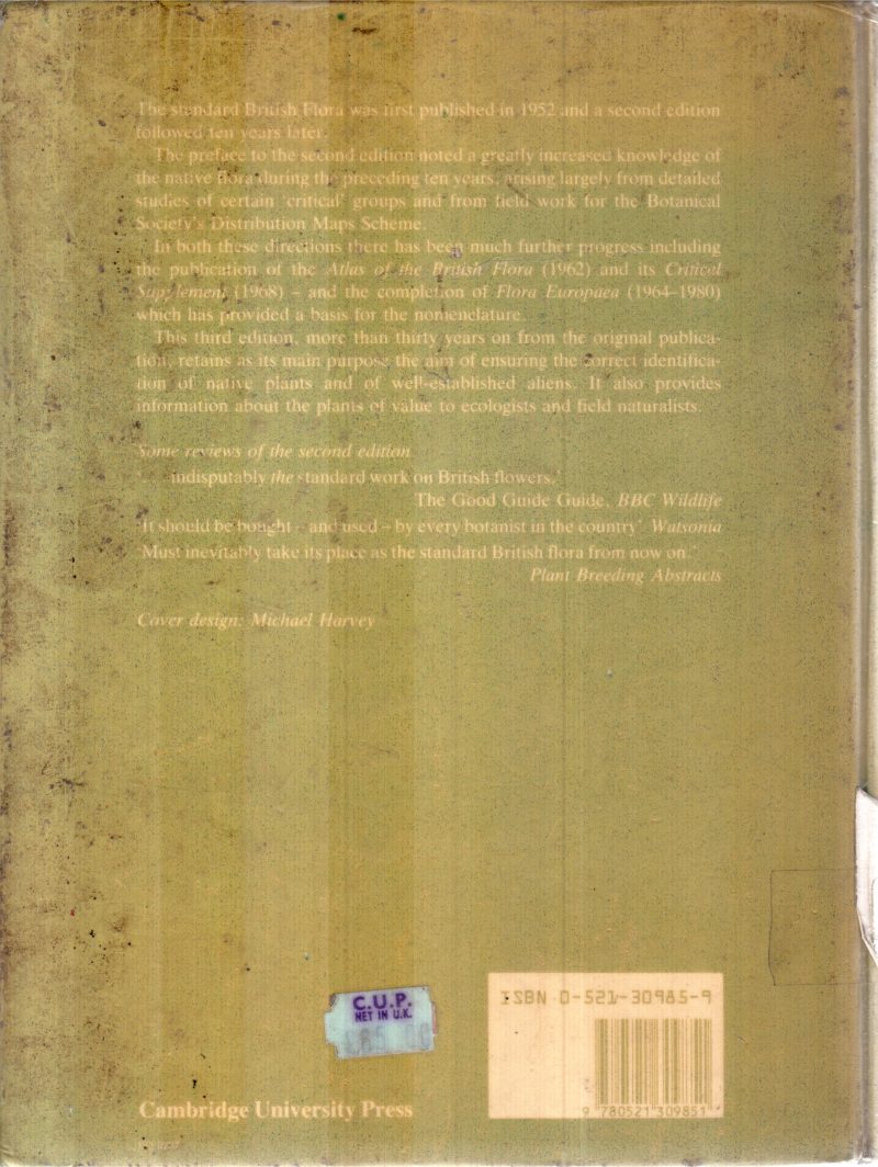 FLORA OF THE BRITISH ISLES BY CLAPHAN ,TUTIN &MOORE - Image 2