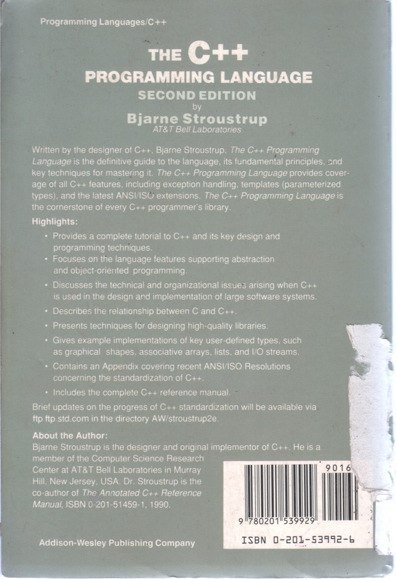 THE C++ PROGRAMMING LANGUAGE BY BJARNE STROUTRUP - Image 2
