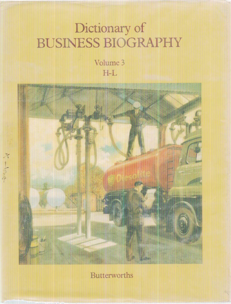 DICTIONARY OF BUSINESS BIOGRAPHY (VOL3) BY David J. Jeremy