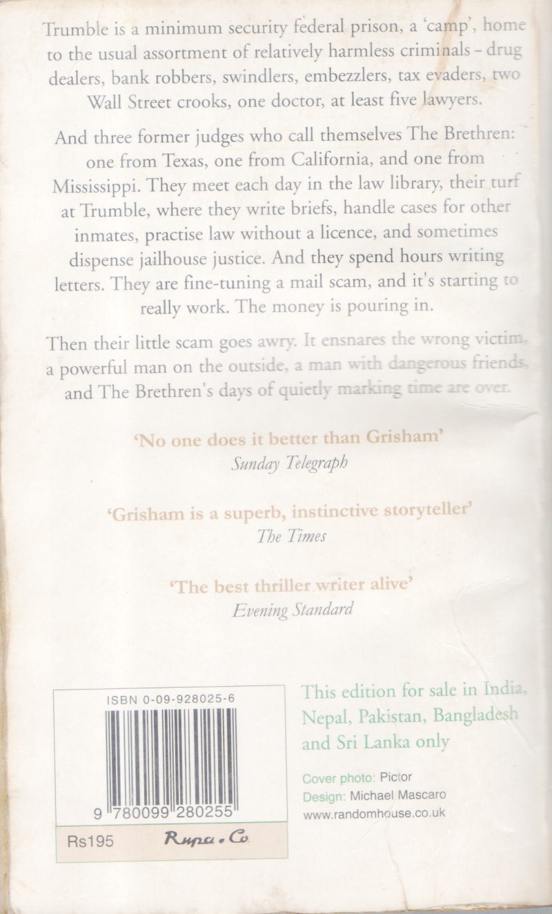 THE BRETHREN BY JOHN GRISHAM - Image 2