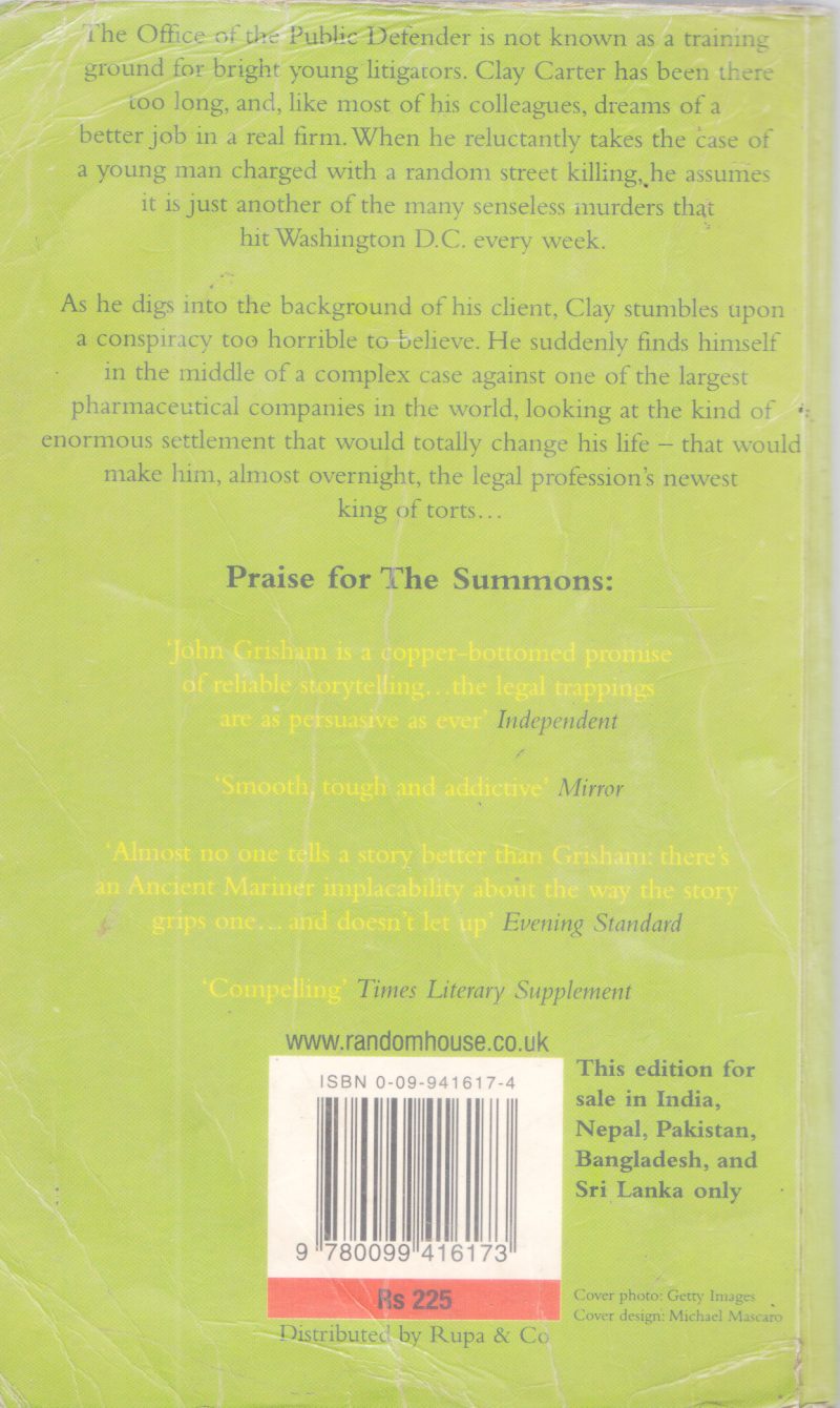 THE KING OF TORTS BY JOHN GRISHAM - Image 2