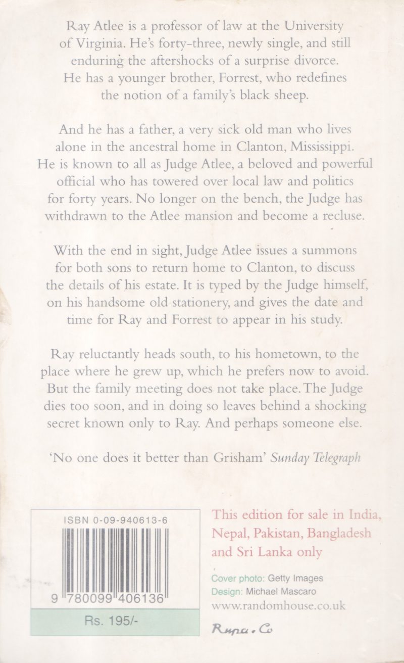 THE SUMMONS BY JOHN GRISHAM - Image 2