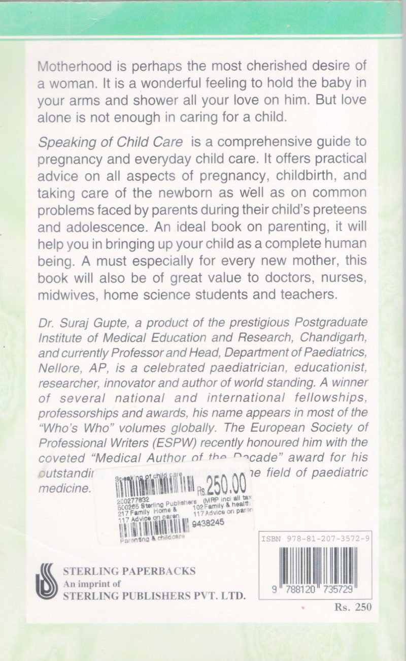 SPEAKING OF CHILD CARE BY DR. SURAJ GUPTE - Image 2