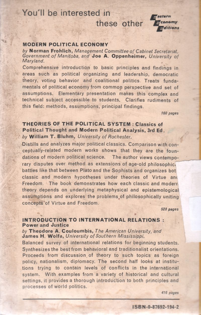 MODERN POLITICAL ANALYSIS BY ROBERT A. DAHL - Image 2