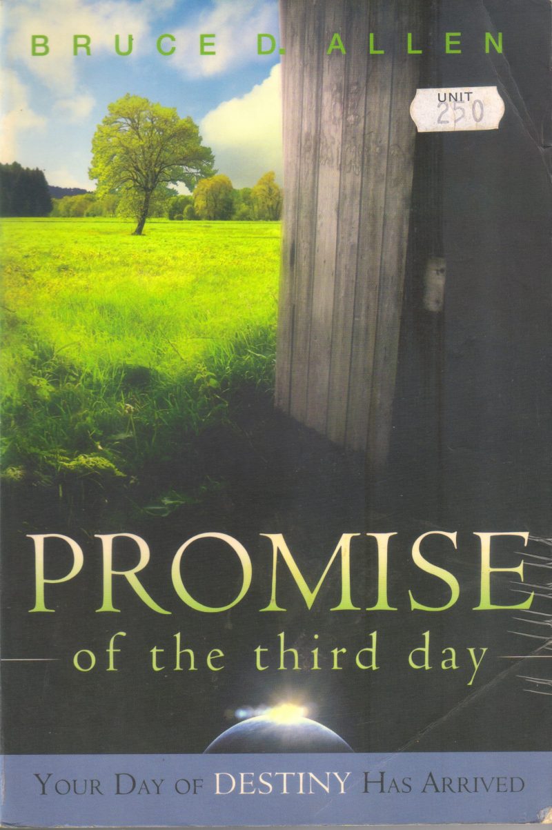 PROMISE OF THE THIRD DAY BY BRUCE D ALLEN
