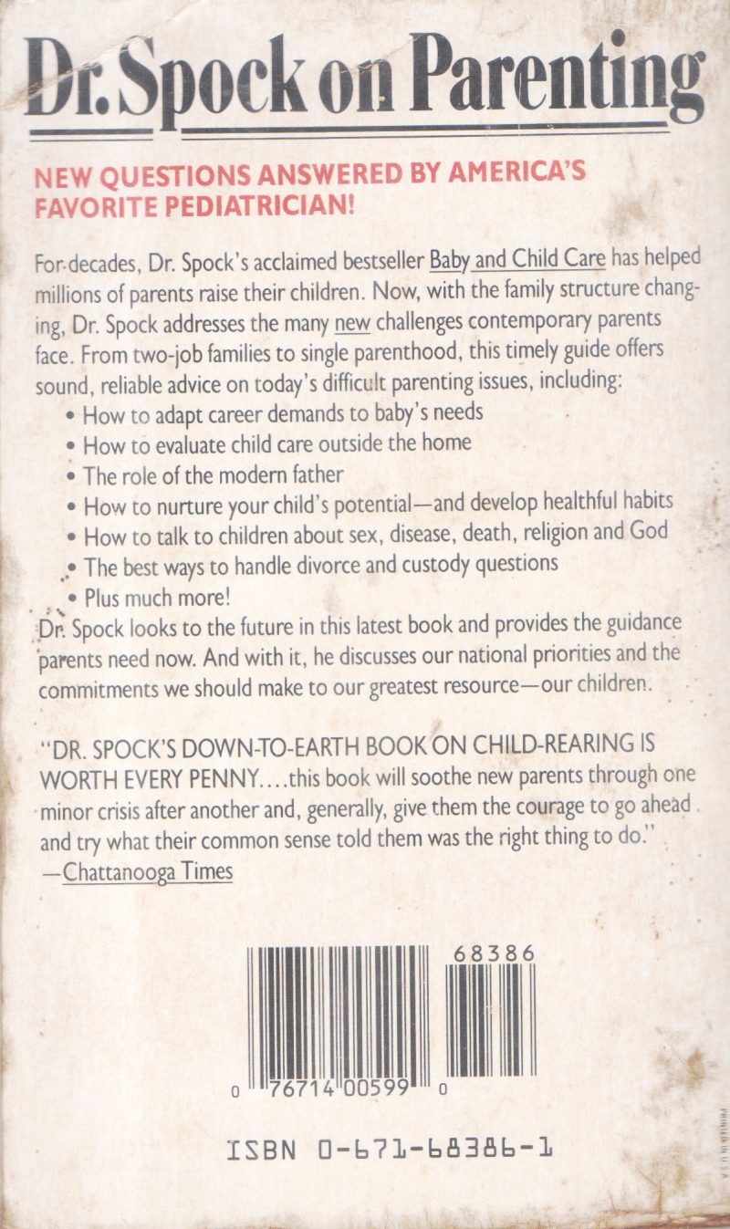 DR.SPOKE ON PARENTING BY BENJAMIN SPOCK - Image 2