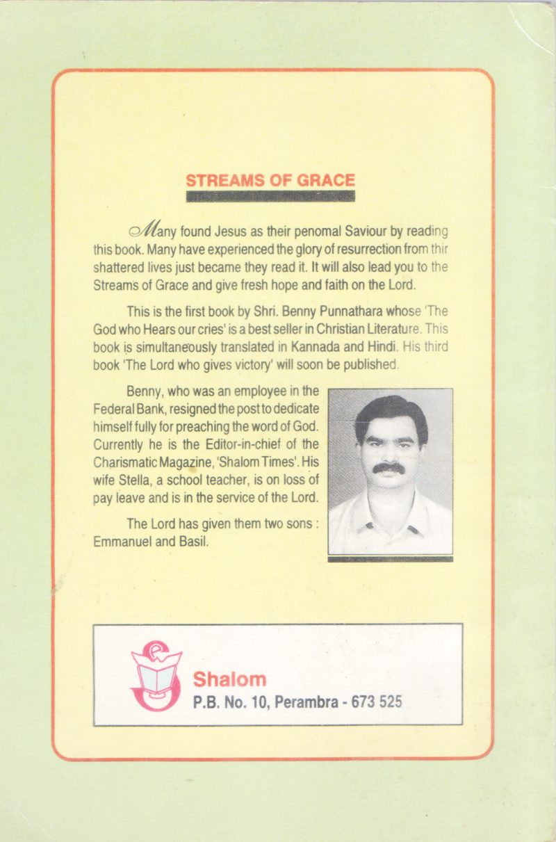 STREAMS OF GRACE BY BENNY PUNNATHARA - Image 2