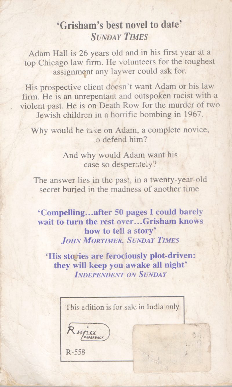 THE CHAMBER BY JOHN GRISHAM - Image 2
