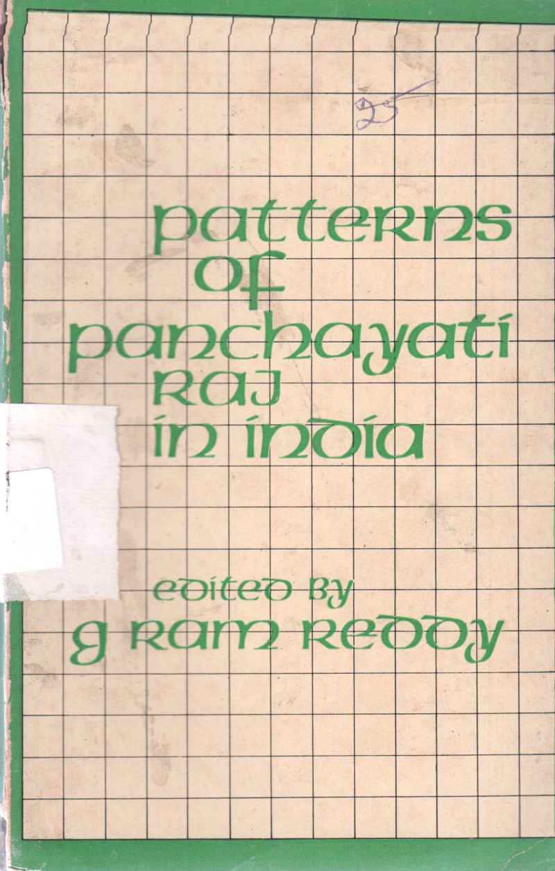 PATTERNS OF PANCHAYATIRAJ IN INDIA