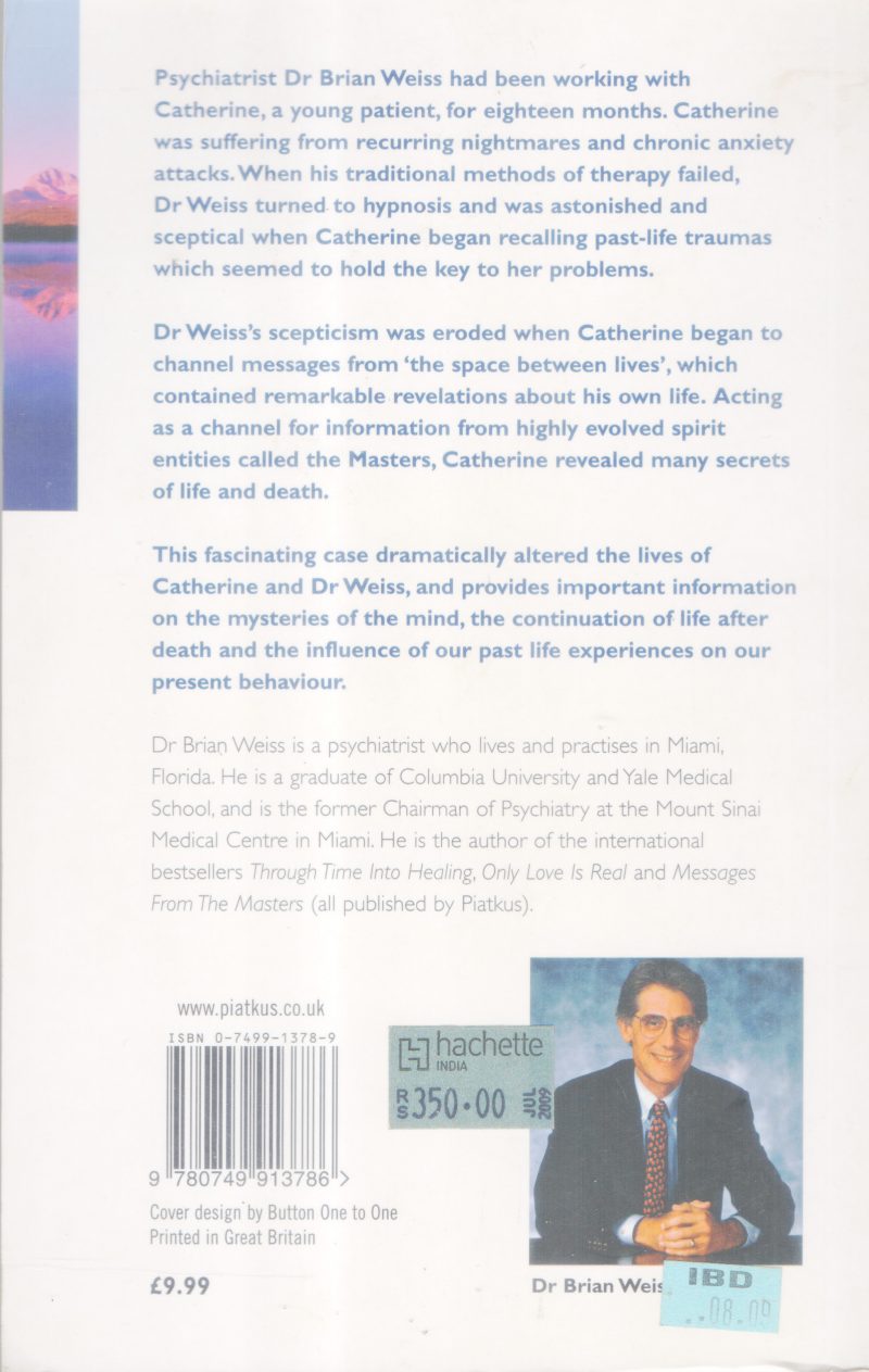 MANY LIVES , MANY MASTERS BY DR. BRIAN WELSS - Image 2