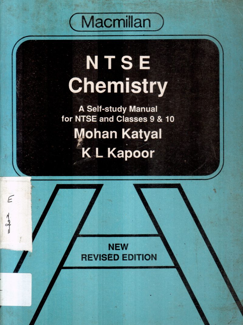 N T S E CHEMISTRY BY MOHAN KATYAL
