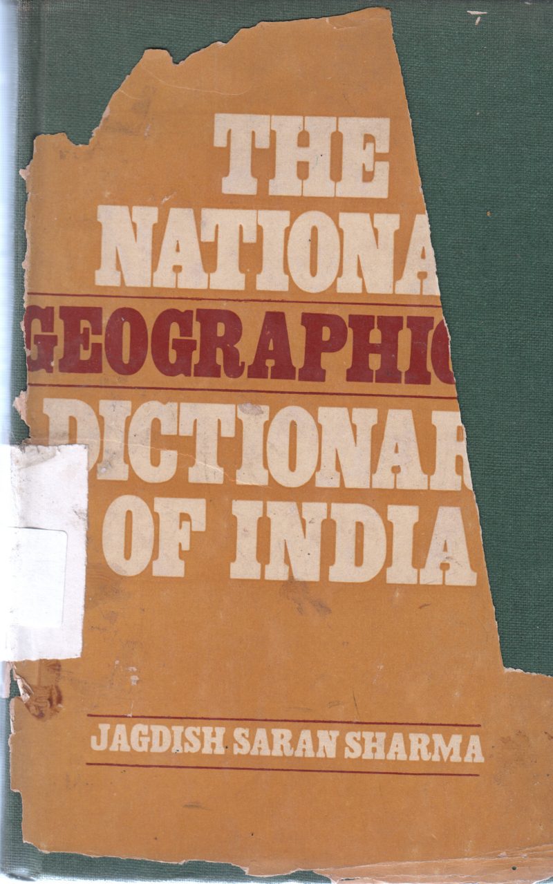 THE NATIONAL GEOGRAPHICAL OF INDIA BY JAGADISH SARAN SHARMA