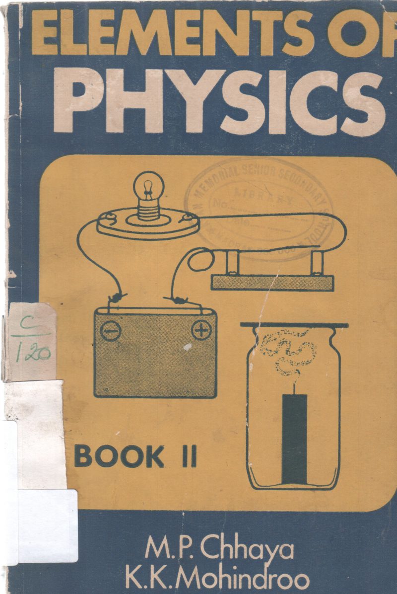 ELEMENTS OF PHYSICS BY M P CHHAYA