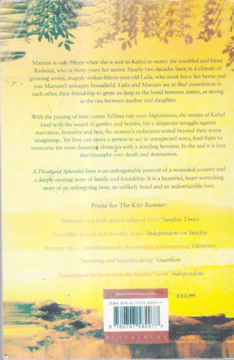 A THOUSAND SPLENDID SUNS BY KHALED HOSSEINI - Image 2