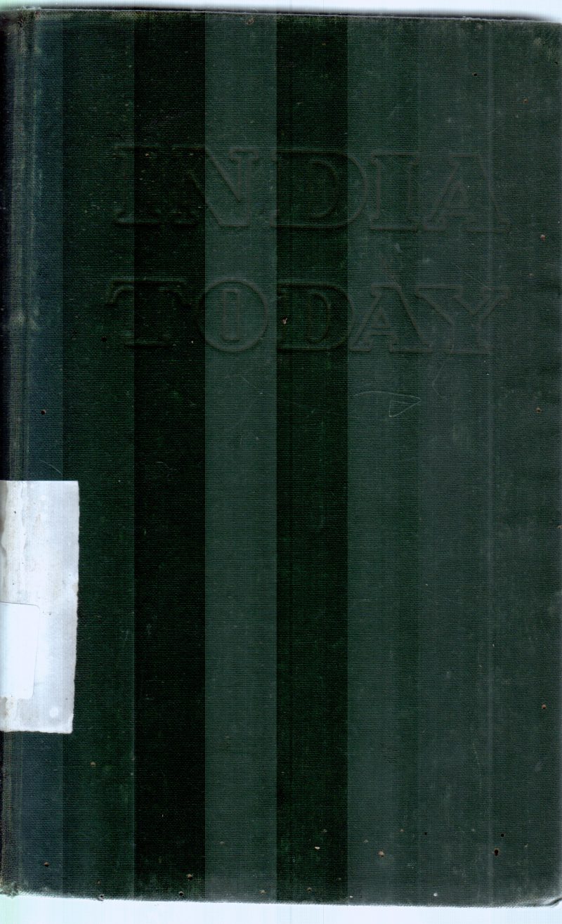 INDIA TODAY BY R.PALME DUTT
