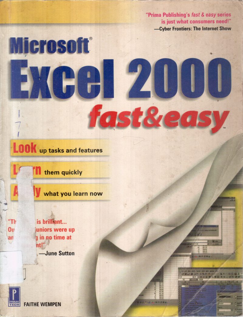 MICROSOFT EXCEL 2000 BY FAITHE WEMPEN