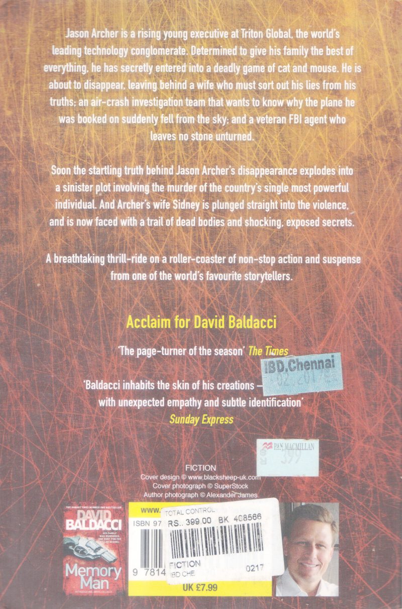TOTAL CONTROL BY DAVID BALDACCI - Image 2