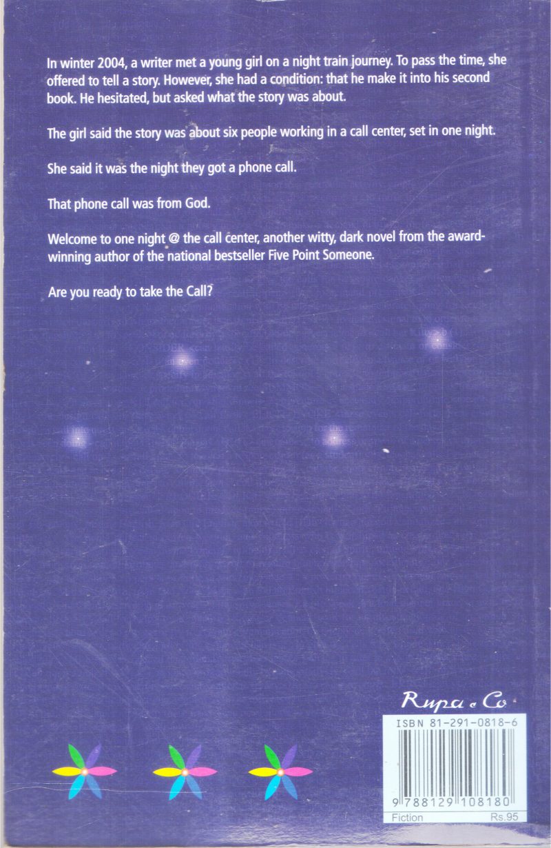 ONE NIGHT AT THE CALL CENTER BY CHETAN BHAGAT - Image 2