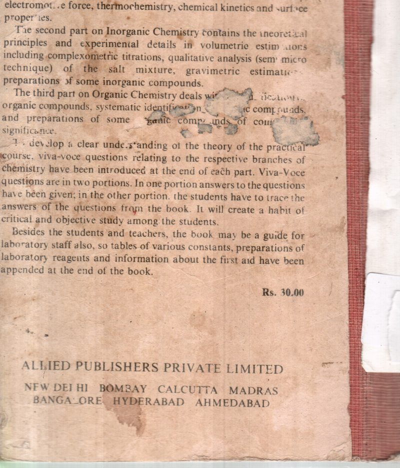 PRACTICAL CHEMISTRY BY B.R.SATIJA - Image 2