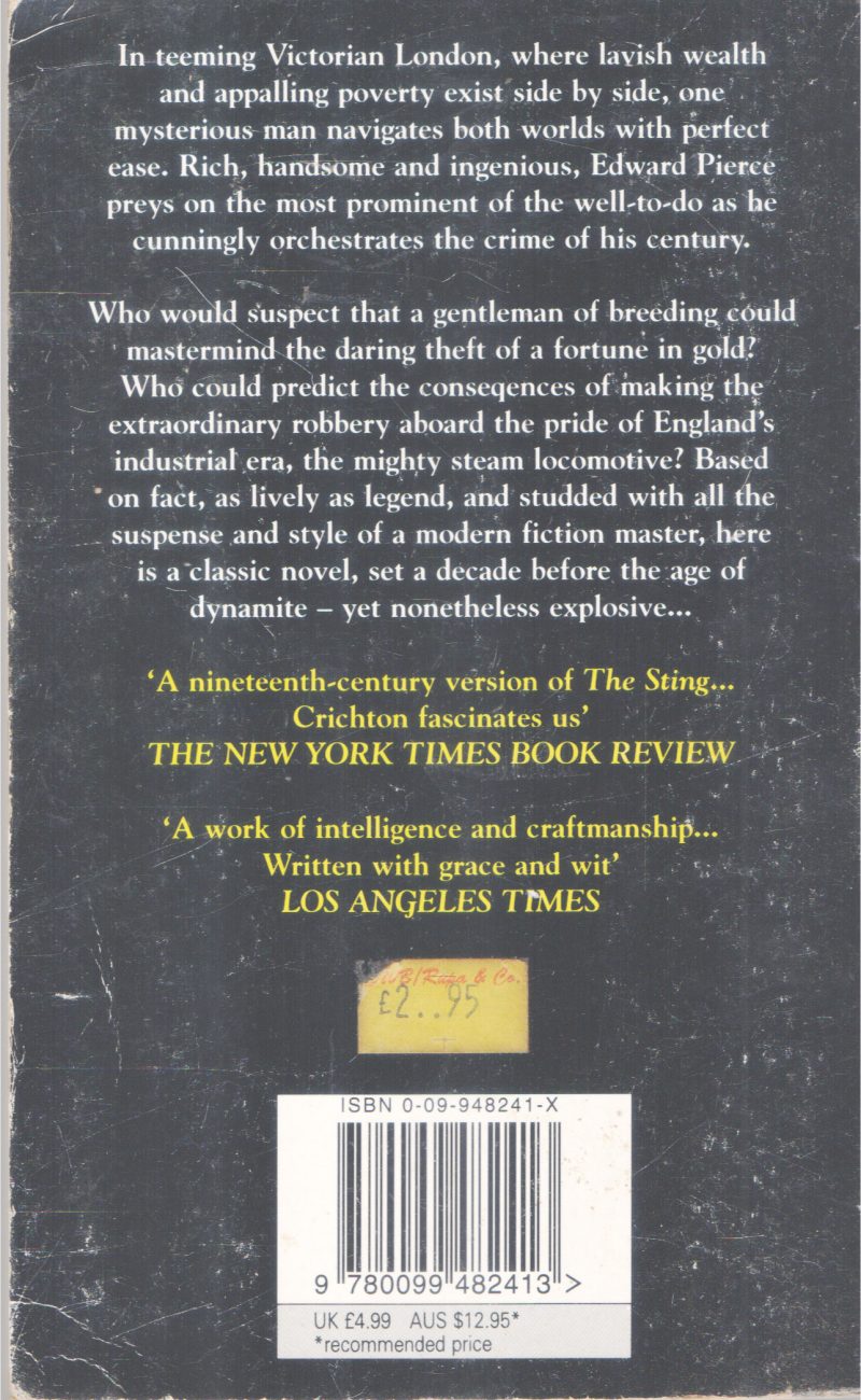 THE GREAT TRAIN ROBBERY BY MICHAEL CRICHTON - Image 2