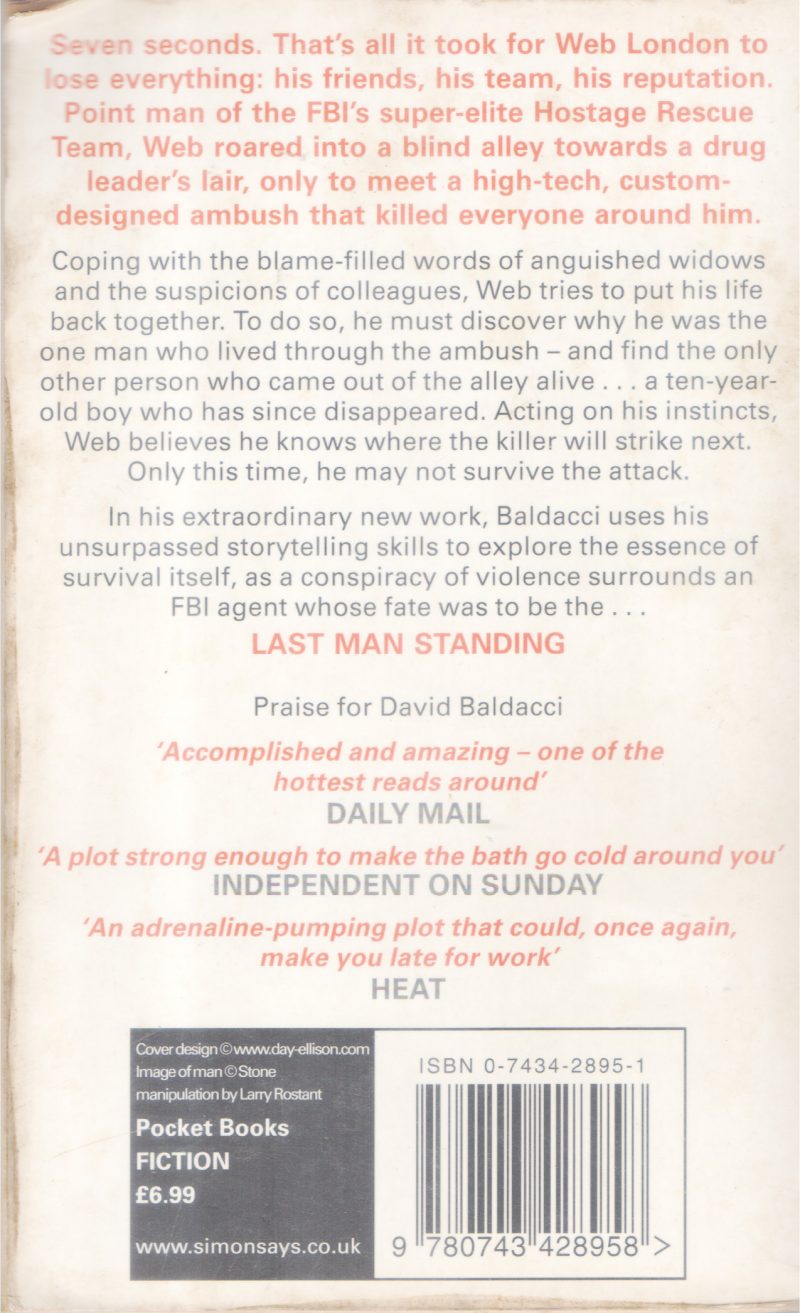 LAST MAN STANDING BY DAVID BALDACCI - Image 2