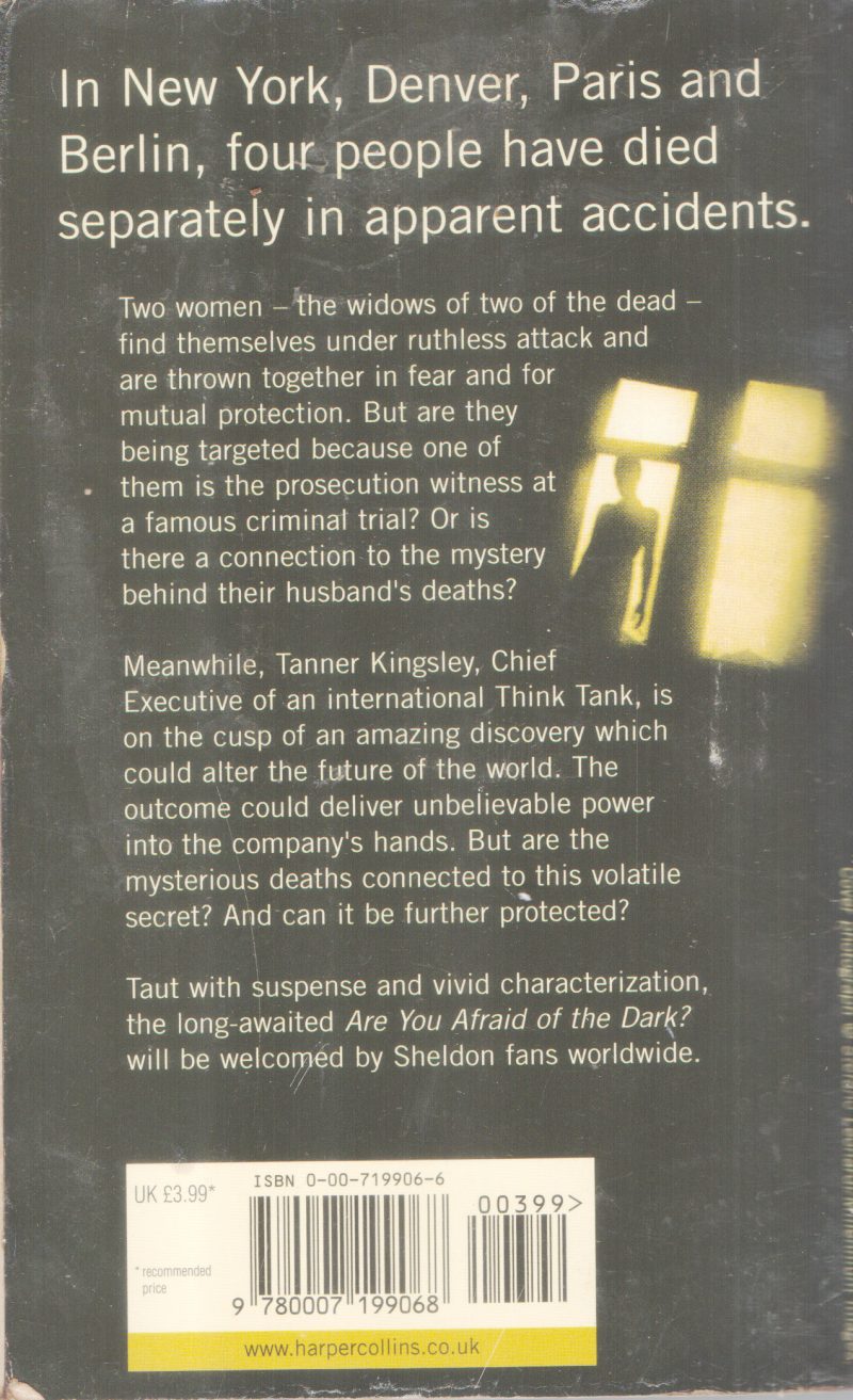 ARE YOU AFRAID OF THE OF THE DARK BY SIDNEY SHELDEN - Image 2