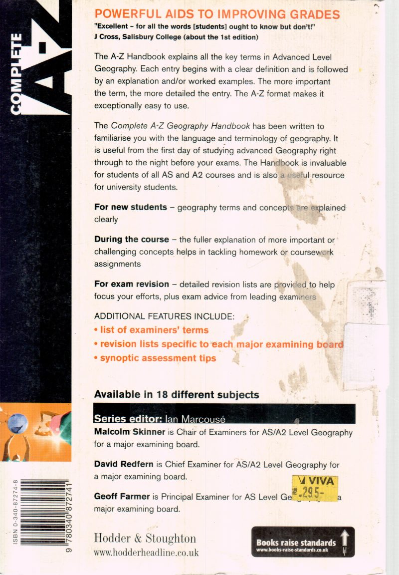 A-Z GEOGRAPHY BY MALCOLM SKINNER - Image 2