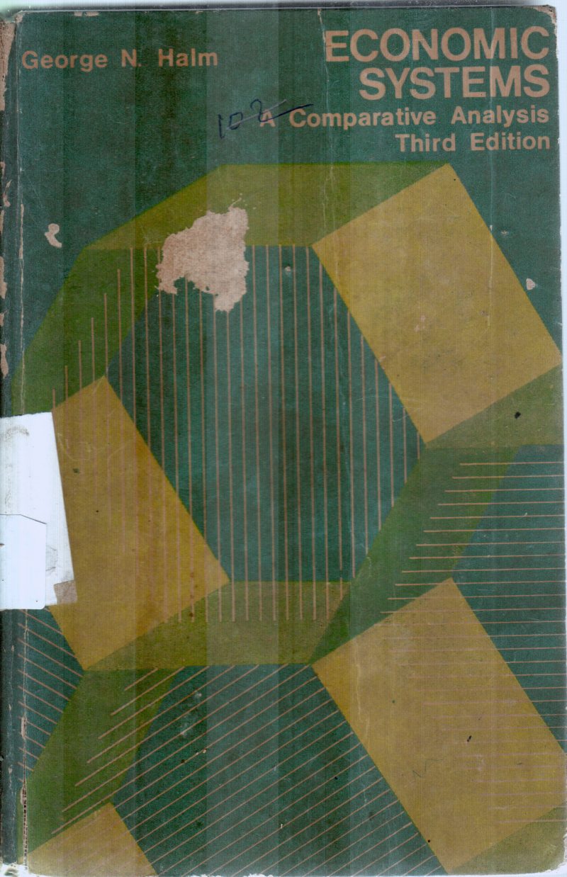 ECONOMIC SYSTEM BY N.HALM