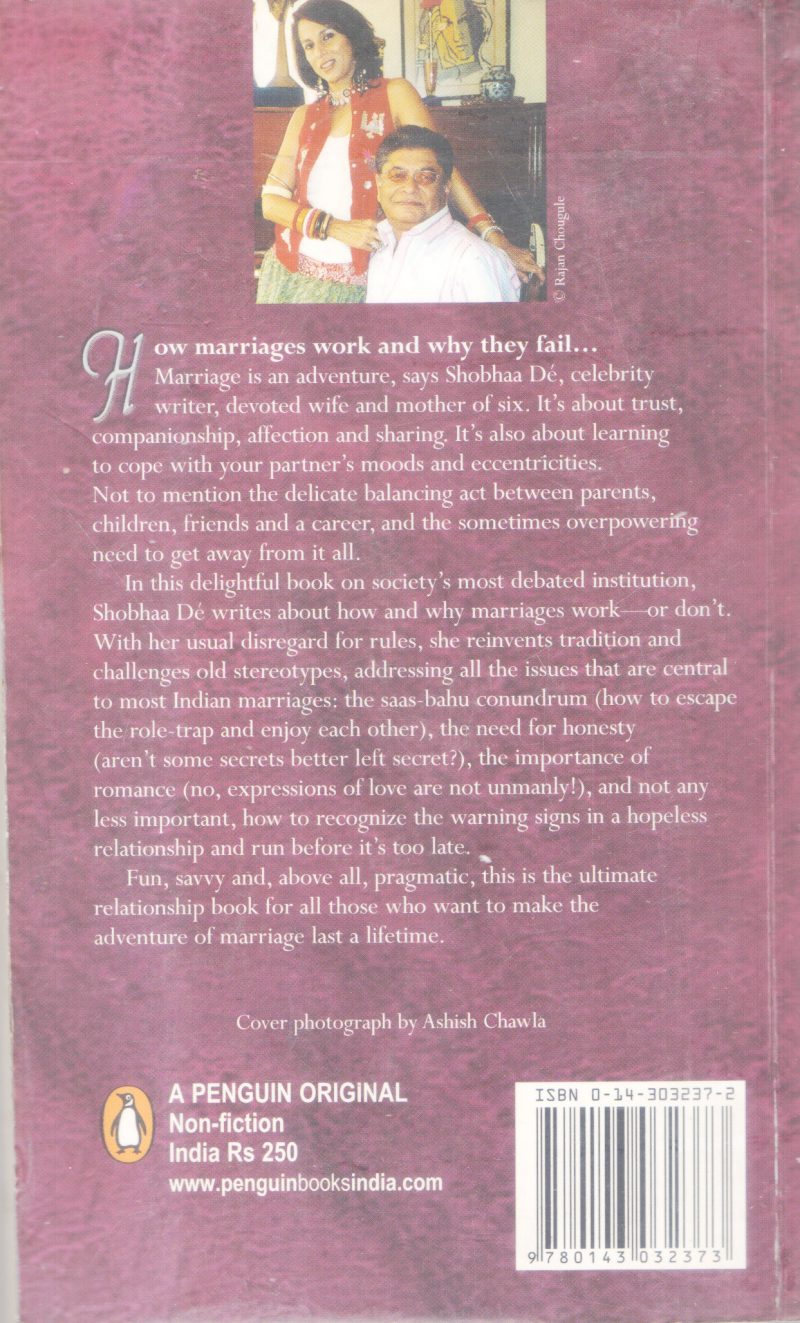 SPOUSE: THE TRUTH ABOUT THE MARRIAGE BY SHOBHAA DE - Image 2