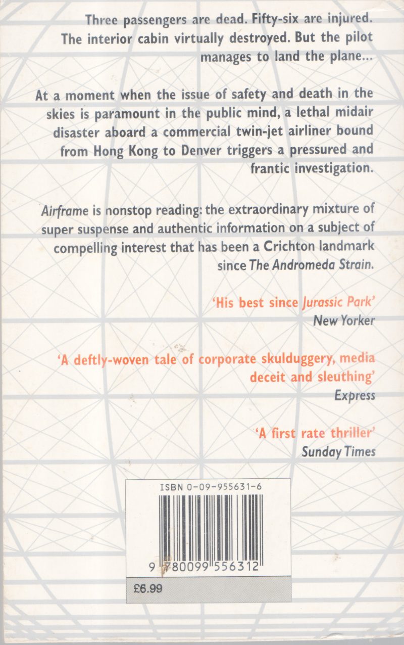 AIRFRAME BY MICHAEL CRICHTON - Image 2