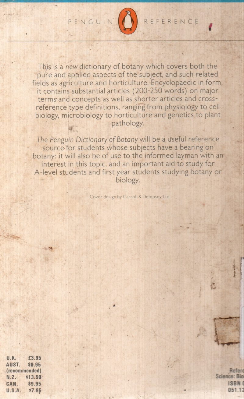 DICTIONARY OF BOTANY - Image 2