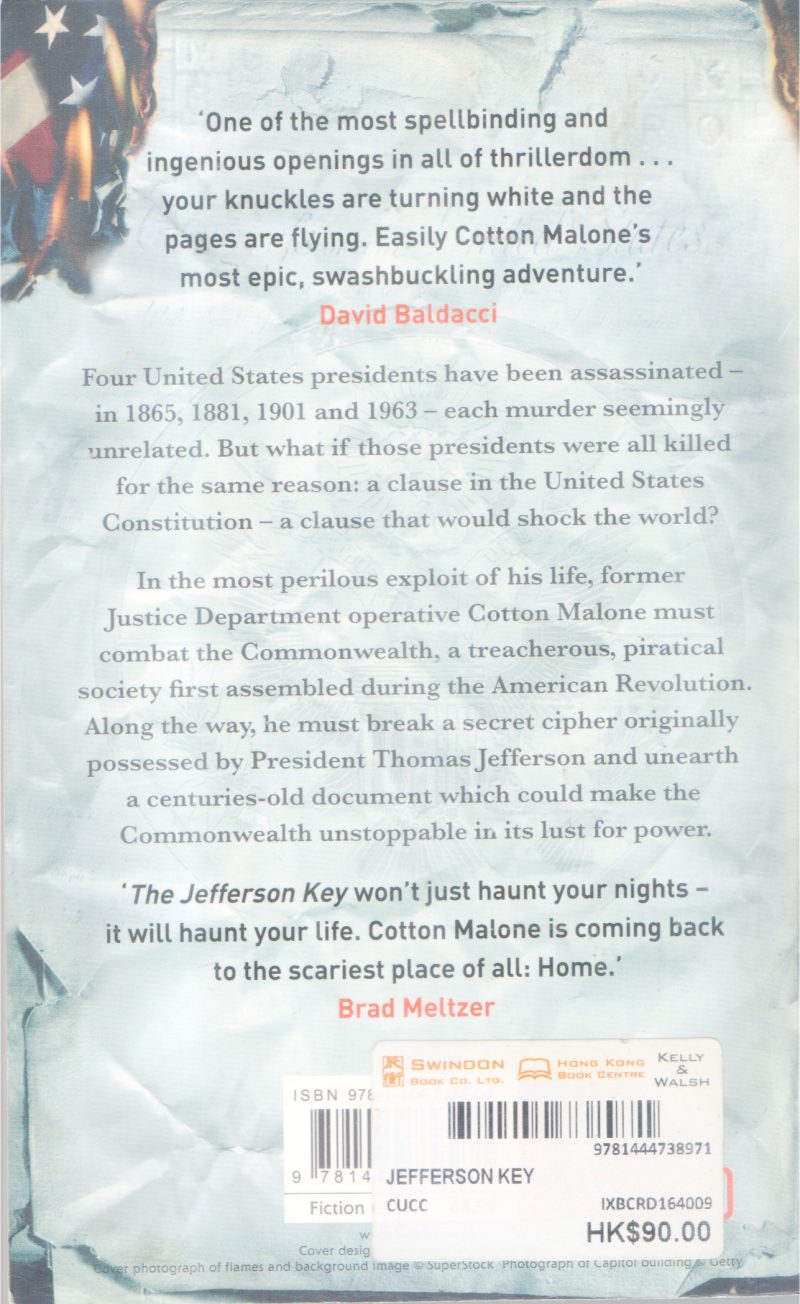 THE JEFFERSON KEY BY STEVE BERRY - Image 2