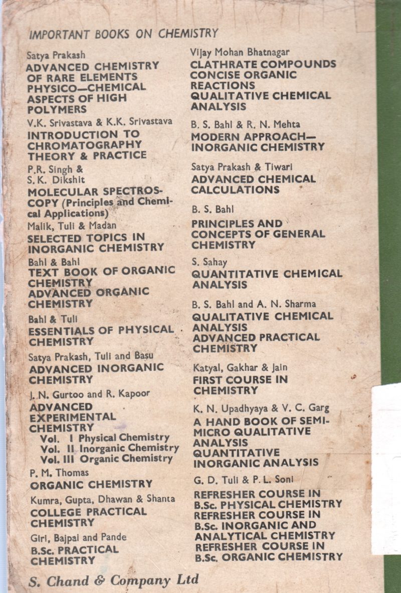 A COMPLETE COURSE IN I.S.C. CHEMISTRY BY R.D. MADAN - Image 2