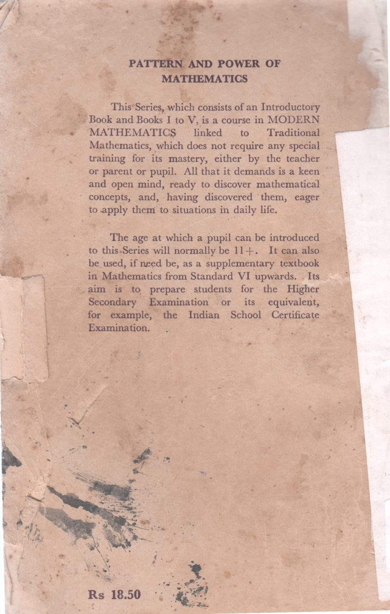 PATTERN AND POWER OF MATHEMATICS BY F COMIN - Image 2