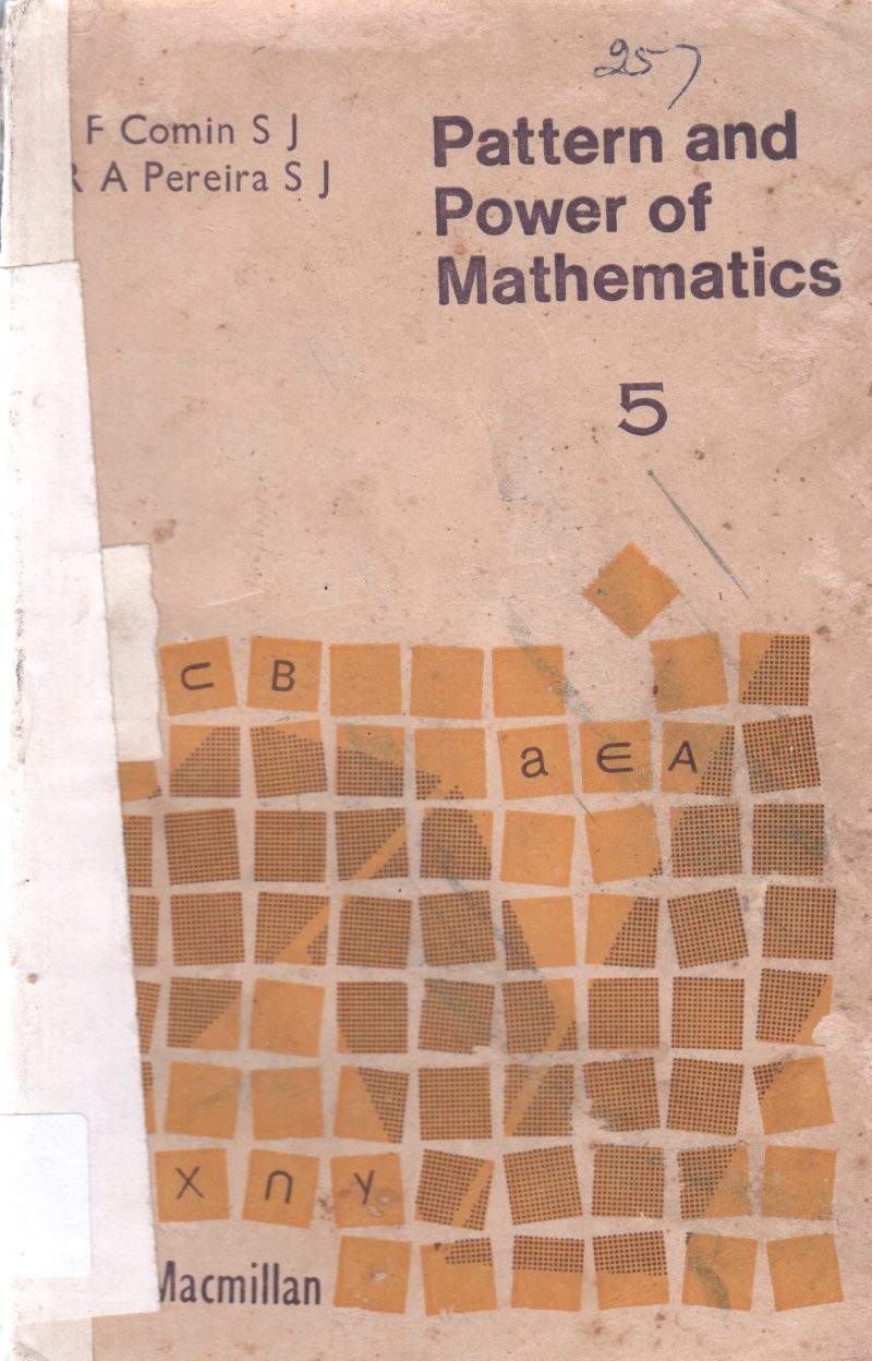 PATTERN AND POWER OF MATHEMATICS BY F COMIN