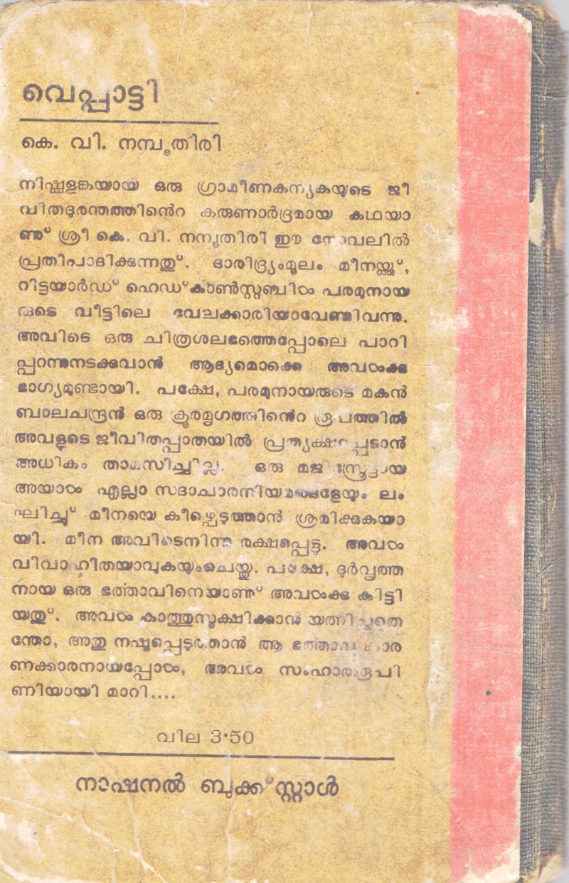 VEPPATTI BY K.V NAMBOOTHIRI - Image 2
